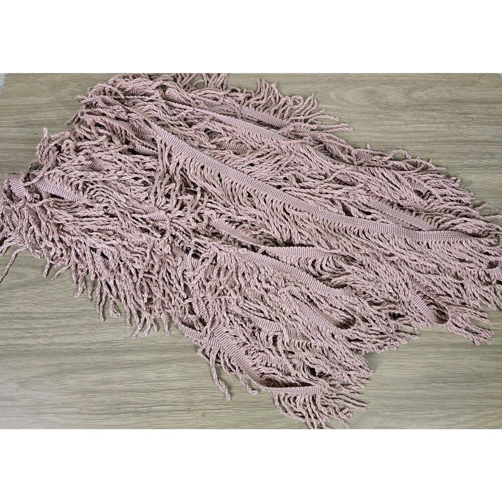 20 Yards Bullion Fringe Trim 3" Pink Mauve Rose Upholstery Pillows Drapes Decor